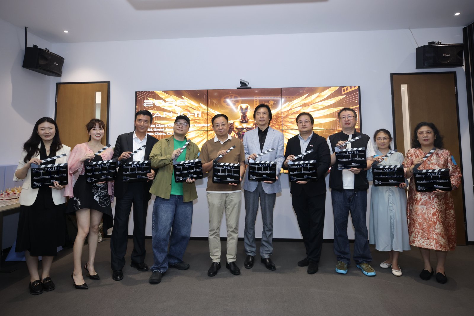 SVAIFF Shanghai Kickoff event with official clapperboards